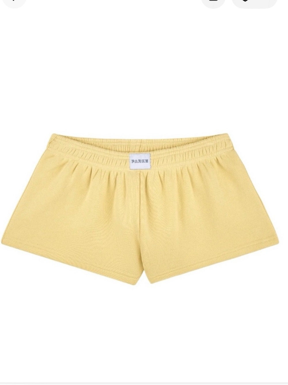Parke Boxer Sweatshorts in Peel Size Medium